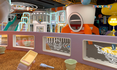 1000㎡-Playground Children Play Center Indoor ball Pool Trampoline Big Slide Indoor Playground for Kids