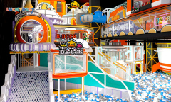1000㎡-Playground Children Play Center Indoor ball Pool Trampoline Big Slide Indoor Playground for Kids