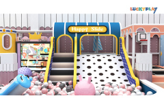 Commercial Indoor ball Pool Trampoline Big Slide Indoor Playground for Kids