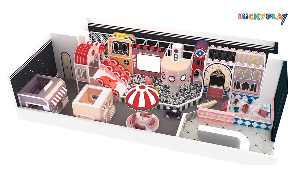 CE Certified Custom Design Family Entertainment Indoor Playzone Project Up for Sell