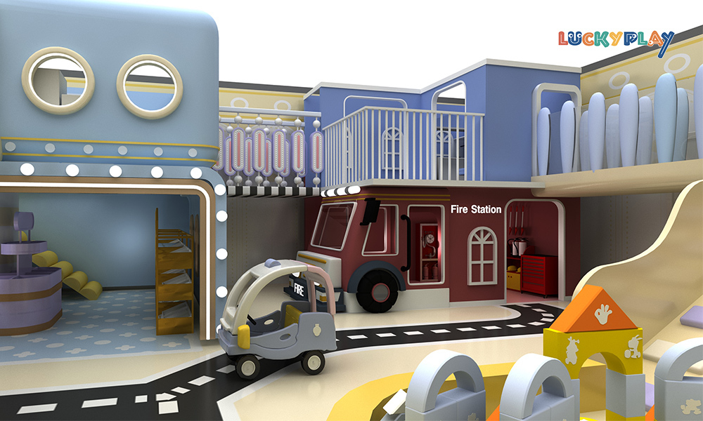 Children's Indoor playground Children's indoor play Center, ball pool,maze