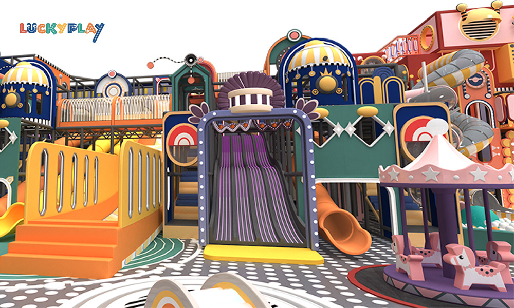 2024 New Design Commercial Indoor Play Zone pool bounce house For Toddler and Kids