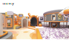 Children's Amusement park Indoor playground equipment Large maze and slide indoor playground