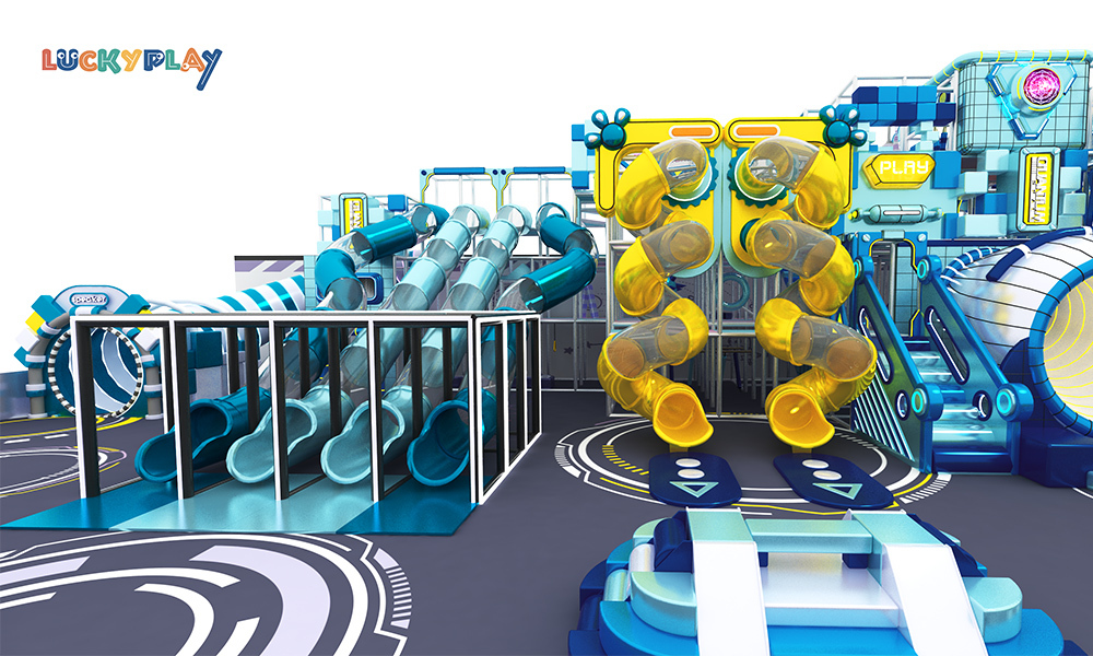 Customized children's play equipment Soft indoor play equipment Children's small indoor playground, play equipment with slides