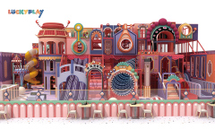 Large maze playground Soft adventure children's Play center Children's Shopping center indoor playground