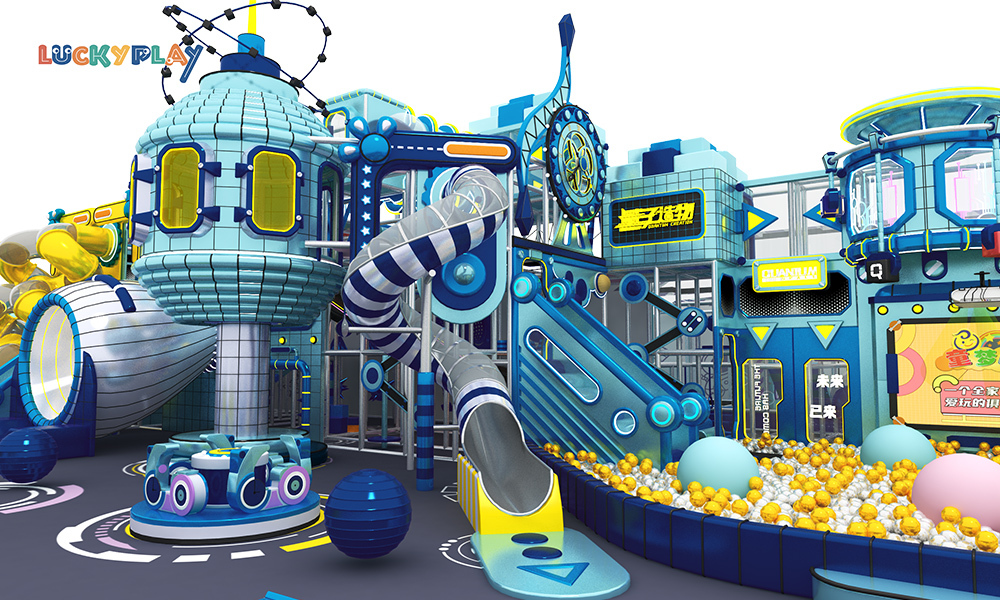 Customized children's play equipment Soft indoor play equipment Children's small indoor playground, play equipment with slides