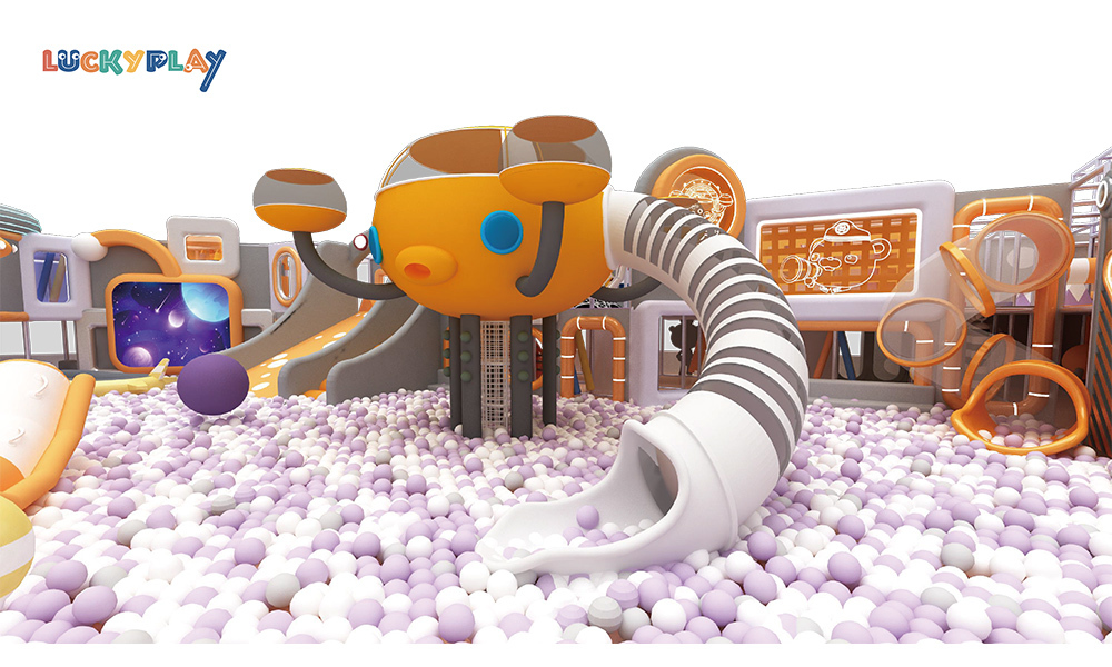 Children's Amusement park Indoor playground equipment Large maze and slide indoor playground