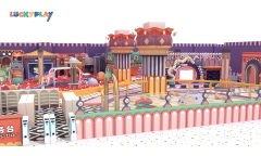 Large maze playground Soft adventure children's Play center Children's Shopping center indoor playground