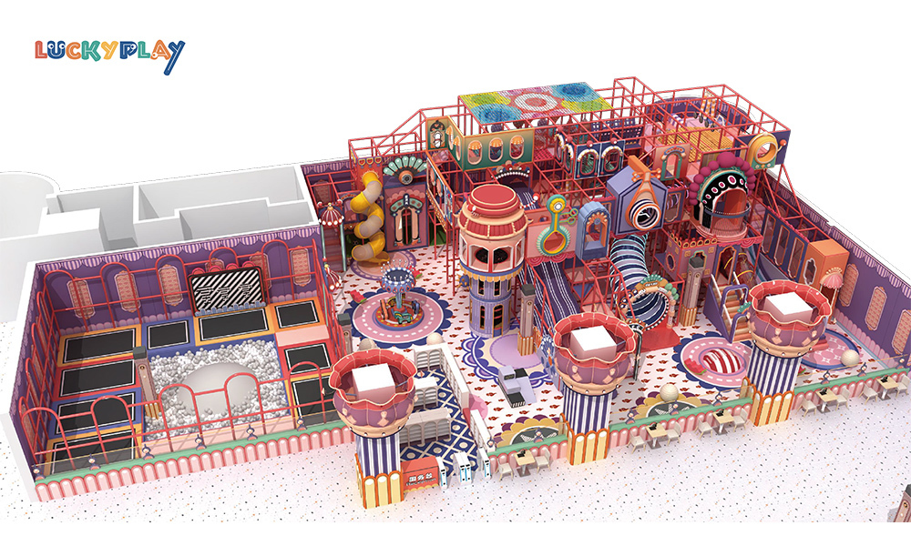 Large maze playground Soft adventure children's Play center Children's Shopping center indoor playground