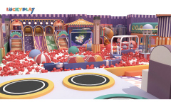 Large maze playground Soft adventure children's Play center Children's Shopping center indoor playground
