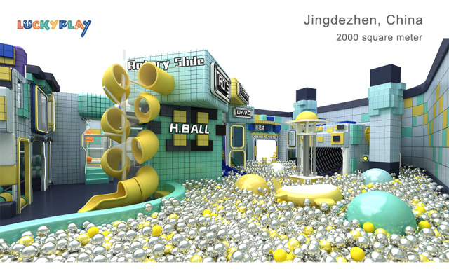 Custom children's indoor playground,building blocks,playground,soft play equipment
