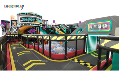 Custom soft children's playground Indoor soft indoor playground,trampoline,bumper cars,building blocks