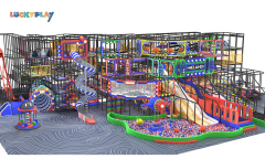 Playground Children's Adventure Play Center Indoor ball pool Trampoline Big slide children's indoor playground