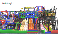 Playground Children's Adventure Play Center Indoor ball pool Trampoline Big slide children's indoor playground