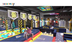 Large software adventure children's Play center Children's Shopping center indoor playground,bounce house,bubble house,arcade machine