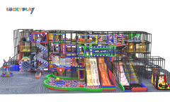 Playground Children's Adventure Play Center Indoor ball pool Trampoline Big slide children's indoor playground
