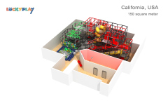 High quality children's indoor playground Children's playground,pool,bounce house,bouncy castle