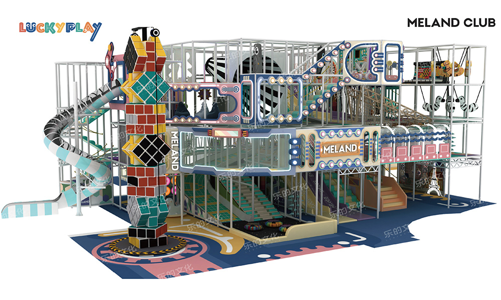 Large maze playground soft adventure children's play center,indoor playground,train,building blocks,soft play equipment