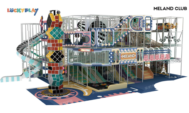 Large maze playground soft adventure children's play center,indoor playground,train,building blocks,soft play equipment