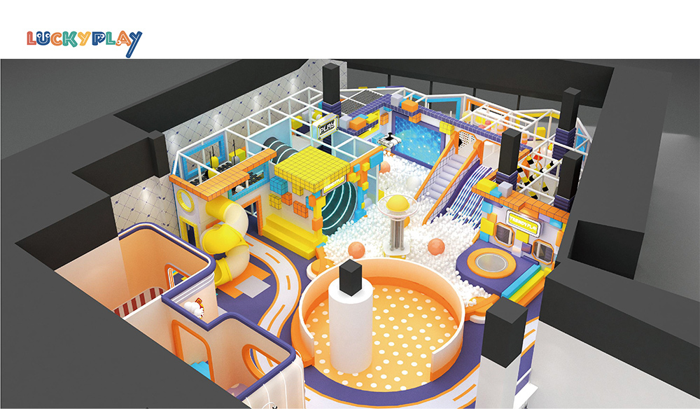 Small indoor amusement park facilities Soft play equipment for children, Children play equipment maze game Soft indoor play equipment Large indoor playground for children