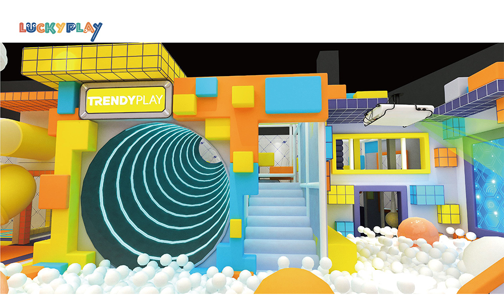 Small indoor amusement park facilities Soft play equipment for children, Children play equipment maze game Soft indoor play equipment Large indoor playground for children