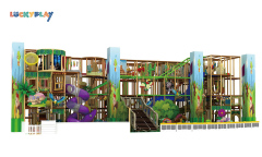 Knight Themed Indoor Playground with Ball Pool and Slide