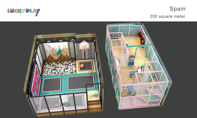 Small indoor playground