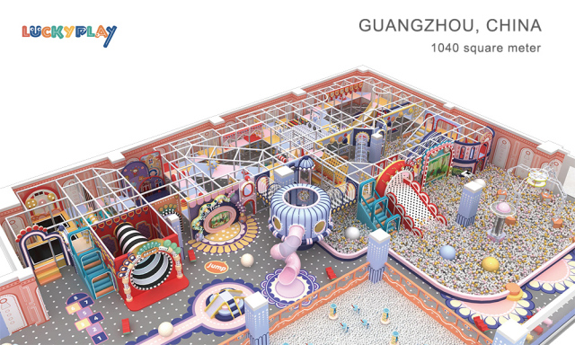 Fireworks theme indoor playground design