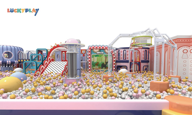 Fireworks theme indoor playground design