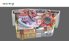 Children's indoor play Center Maze Children's indoor soft playground equipment Children's indoor playground slide set