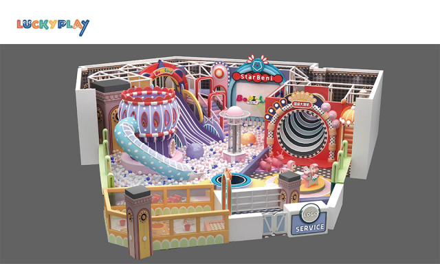 Children's indoor play Center Maze Children's indoor soft playground equipment Children's indoor playground slide set