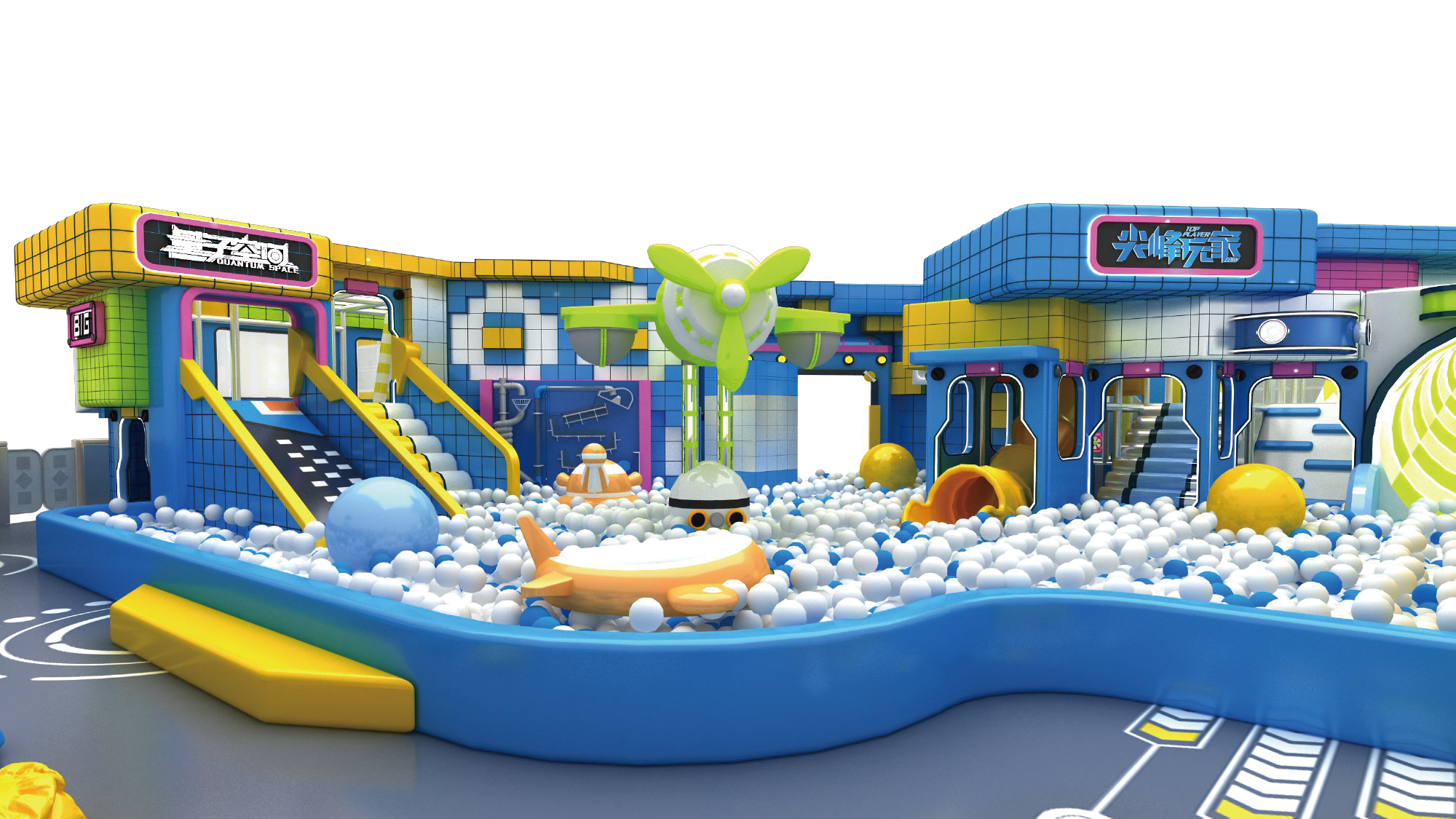 Rubik's Cube Themed Indoor Playground