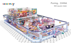 Fireworks theme indoor playground design