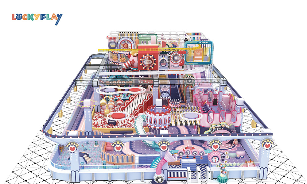 Fireworks theme indoor playground design
