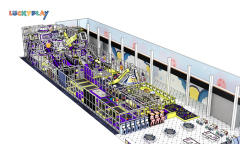Comic style indoor playground design