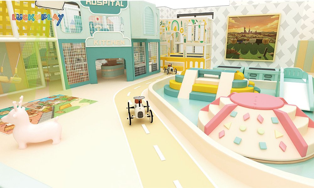 Warm indoor playground design