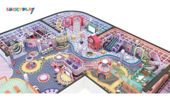 Fireworks theme indoor playground design