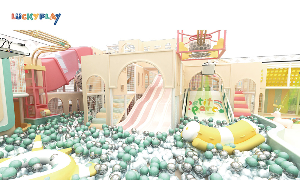 Warm indoor playground design