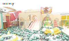 Warm indoor playground design