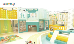 Warm indoor playground design