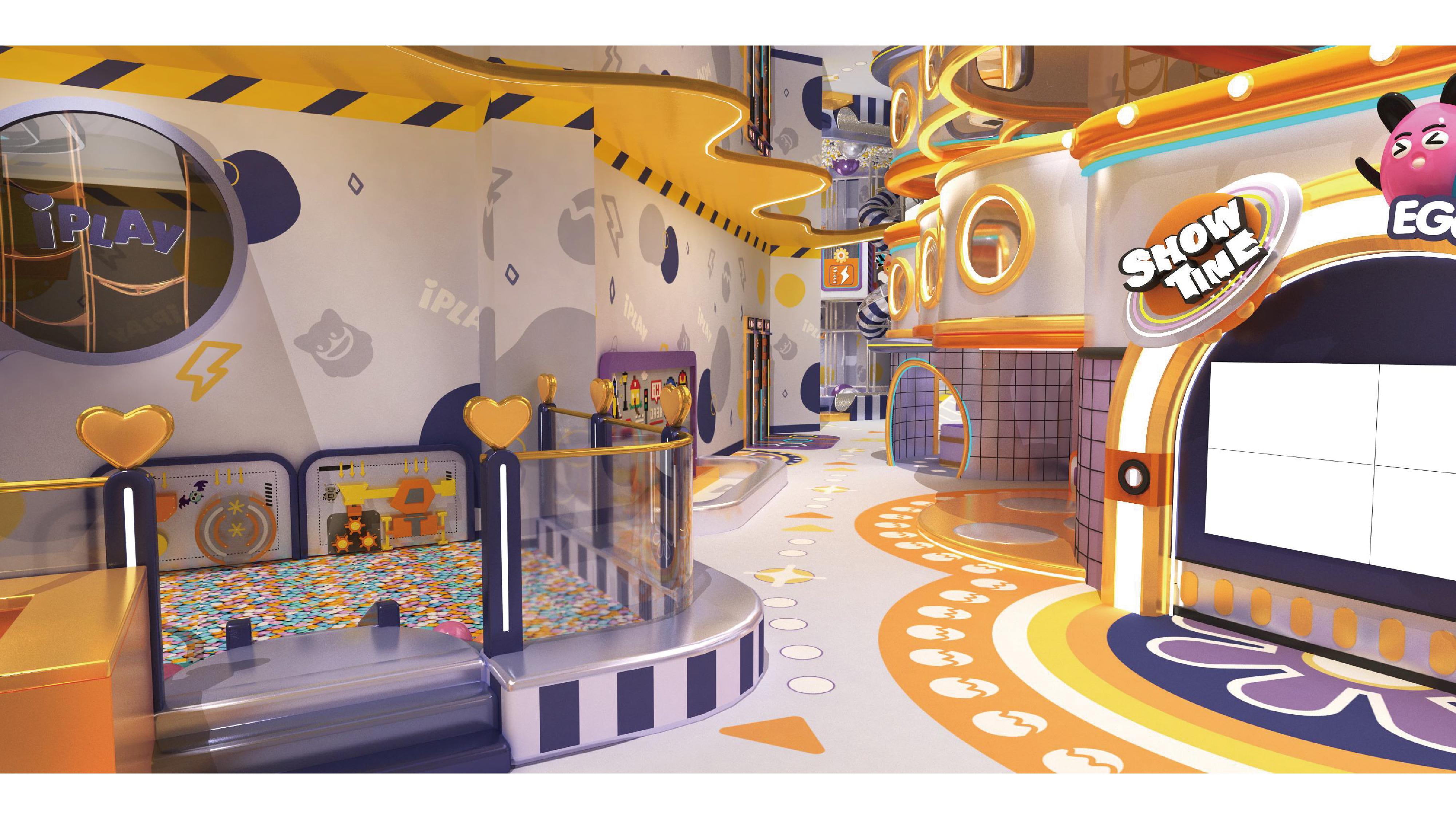 Custom Indoor Playground and Trampoline Park for Kids