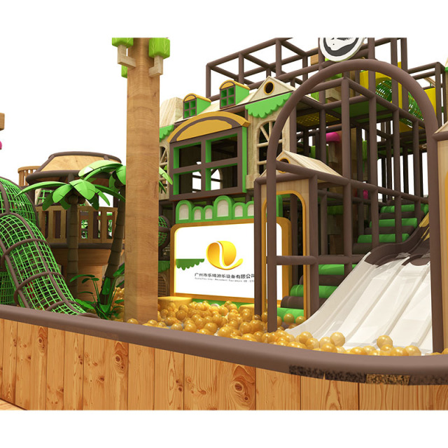 Treehouse-style indoor playground