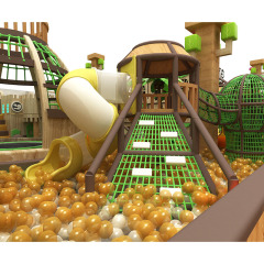 Treehouse-style indoor playground