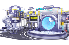 Customised Quantum Space commercial playground equipment