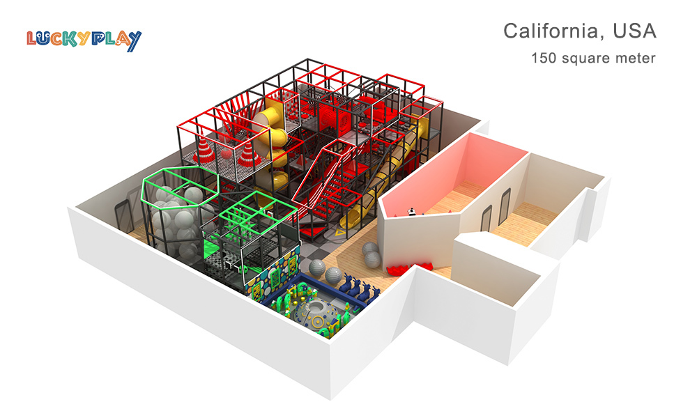 High quality children's indoor playground Children's playground,pool,bounce house,bouncy castle