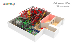High quality children's indoor playground Children's playground,pool,bounce house,bouncy castle