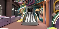 Elf castle style indoor playground renderings