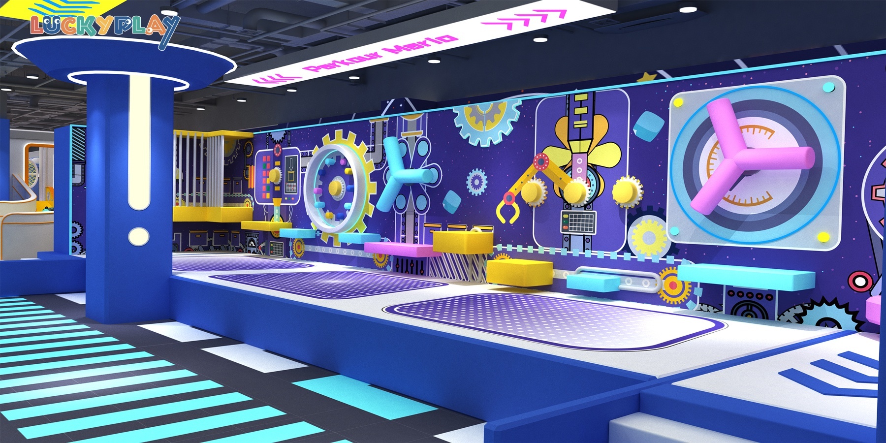 Level-breaking game renderings