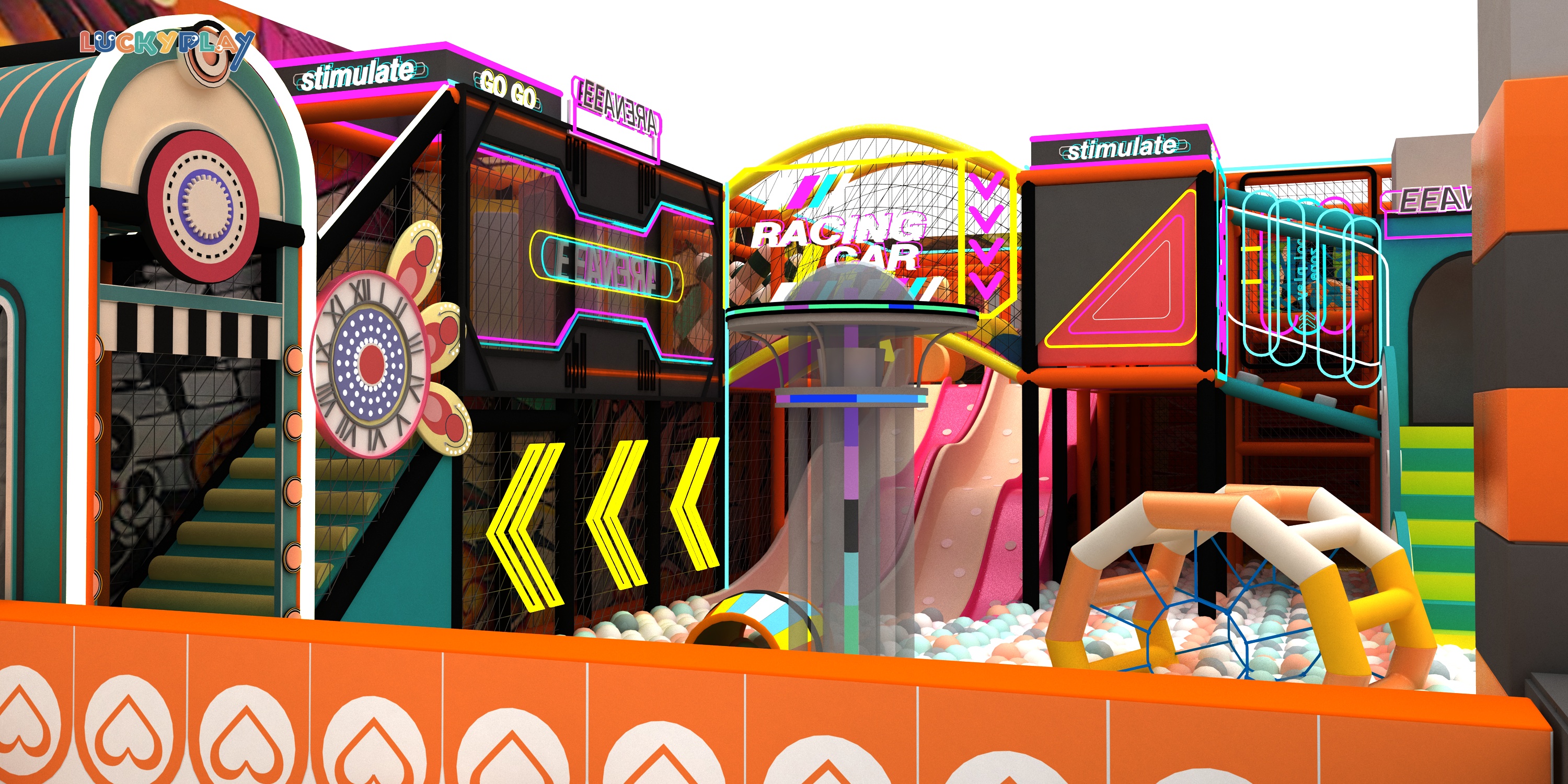 Super Trampoline Park Design