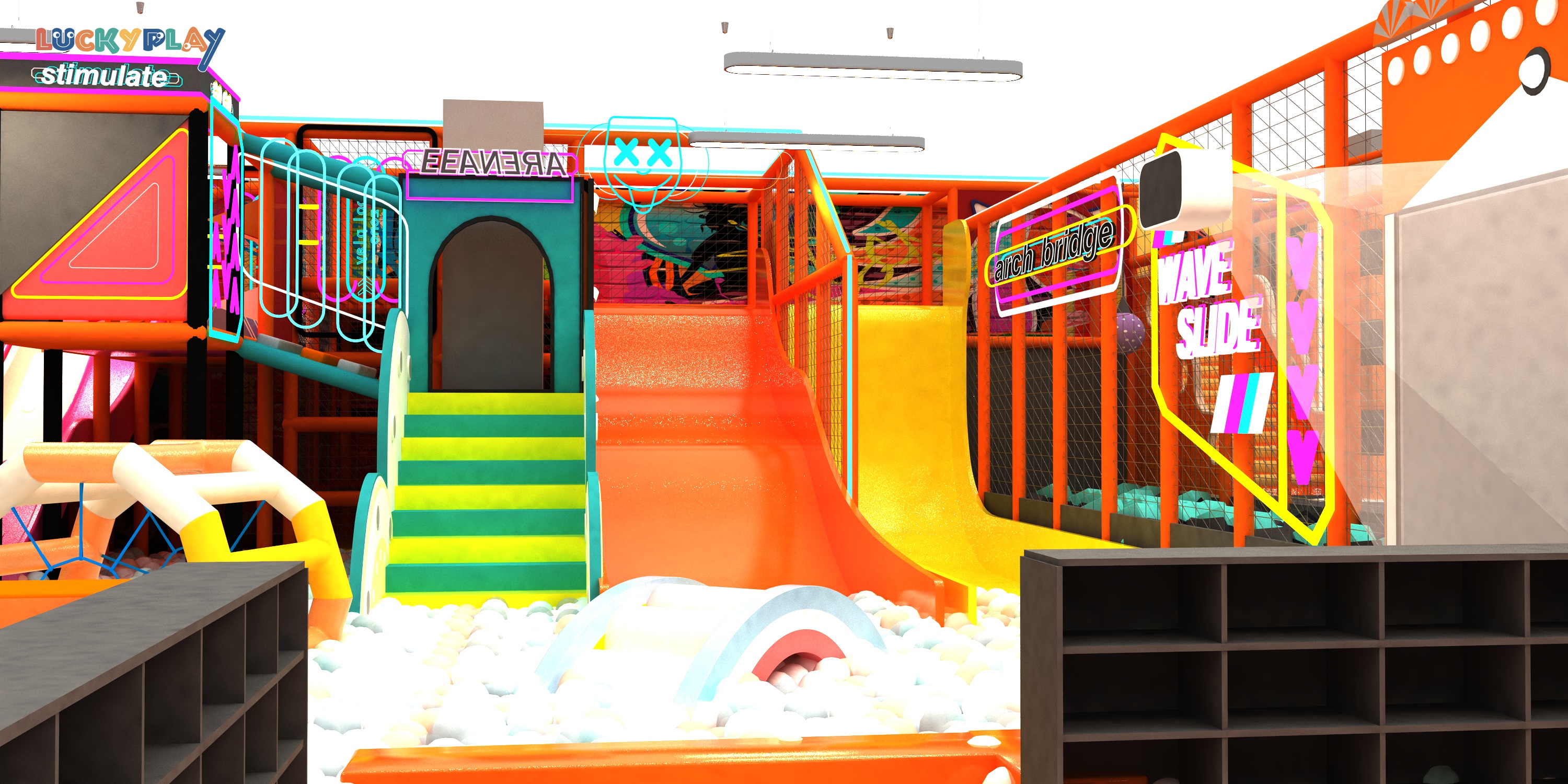 Super Trampoline Park Design